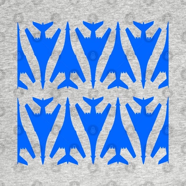 Rockwell B-1 Lancer - Blue & Black Pattern Design by PlaneJaneDesign